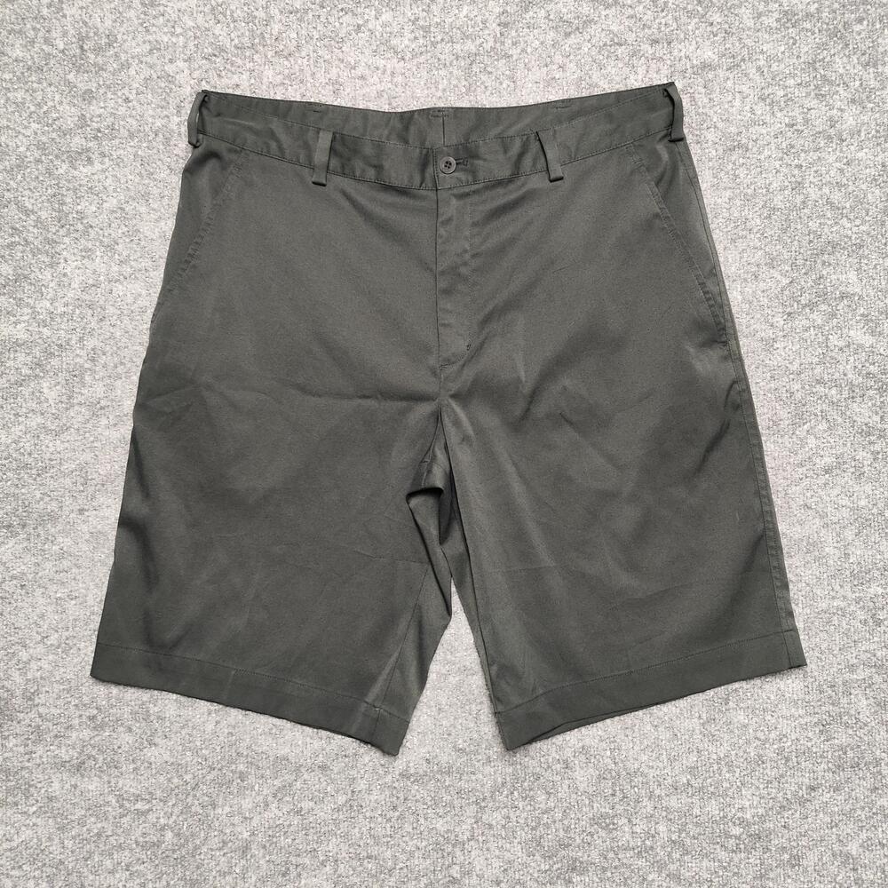 Nike Golf Shorts Mens 34 Gray Dri-FIT Twill Quick Dry Stretch Golf Performance